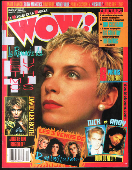 WOW Octobre 1986 - Eurythmics